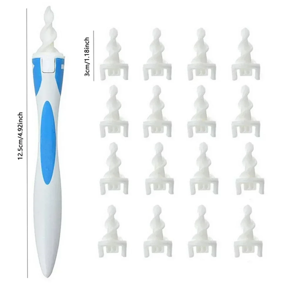 16-Head Spiral Ear Cleaner
