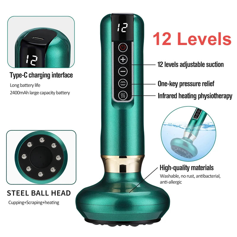 Vacuum Body Cup Massager – Cellulite & Muskelbehandling | HMKI